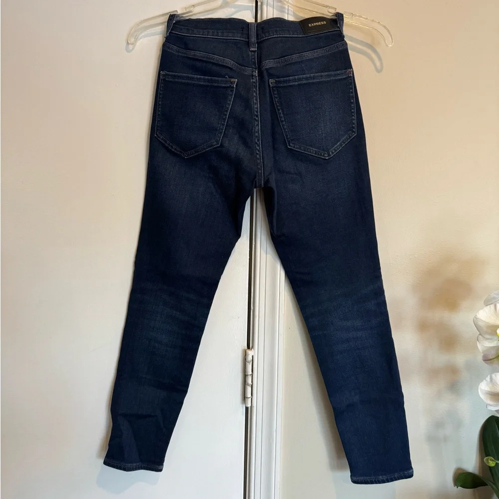 Express Dark Blue Skinny Jeans